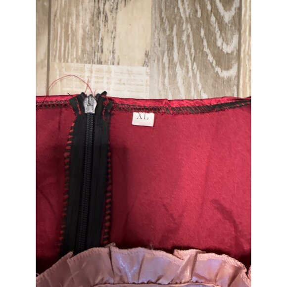 Hocus-Pocus Inspired Womens Costume Dress XL With Lace-Up Front & Puffed Sleeves - Picture 3 of 6